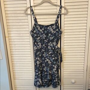 SO Navy Floral Mini Dress